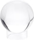 Plymor Clear Acrylic Beveled Egg, Marble, Ball or Sphere Display Holder Stand, 1" H x 2.5" W (2 Pack)...