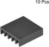 uxcell Electronics Cooler Heatsink for MOS GPU IC Chip Black 14 x 14 x 4 mm 10pcs...