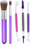 5 Pieces Cake Decorating Tool Set Cake Decoration Brushes Fondant Gum paste tools for Cake Cookie Fondant Decoration...