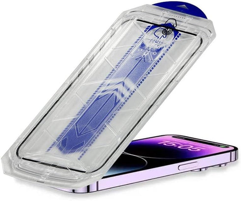 Vortex Phoenix screen protector compatible with iPhone 15 Reusable applicator easy install phone screen protector (Iphone 15 Plus), Clear...