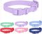 Silicone Dog Collar, Waterproof Plastic PVC Rubber Washable Quick Release Buckle Outdoor Puppy Collars Durable Adjustable for Small Medium Large D...