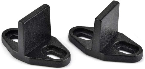 Barn Door Floor Guides, 2 Pack Sliding Door Bottom Guide Floor Mount, T Shape Track Guide Hardware, Black...