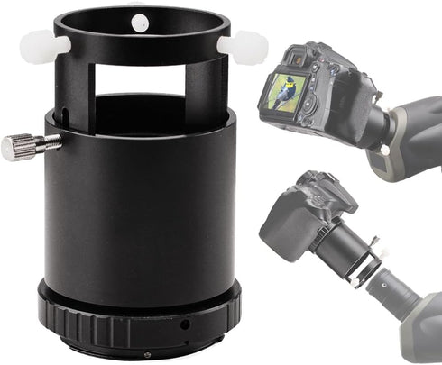 Adjustable Extension Spotting Scope Camera Adapter Mount for Nikon SLR Camera - with T-Ring - for Birding and Photography...