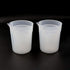 ULAB Scientific Plastic Beaker Set, 5 Sizes 50ml 100ml 250ml 500ml 1000ml, 2pcs for Each Size, Stackable with Spout, Molded Graduation, UBP1007...
