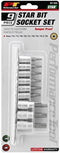 Performance Tool W1385 9-Piece Tamper Proof Star Bit Socket Set...