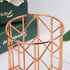 Pen Holder for Desk, Make Up Brush Holder Rose Gold Metal Wire Pencil Cup Holders...