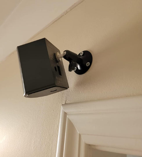 Security Wall Mount for Oculus Sensor Arlo, Arlo Pro,R Stick Up Cam Wired/Battery,GDQLCNXB Metal Security Camera Bracket Outdoor Indoor 360° Rotat...
