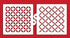 Designer Stencils Quilting Miniprint Cookie Stencil Set, Beige/semi-transparent...