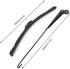 UTV manual windshield wiper arm length 450mm/17.7 inch wiper blade length about 400mm/15.7 inch (3 pieces/set)...
