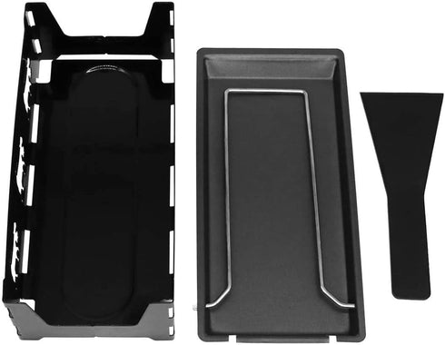 Cheese Raclette Set, Portable Candlelight Raclette Pan Foldable Non-Stick Rotaster Baking Tray Stove Set with Spatula Home Kitchen Grilling Tool...
