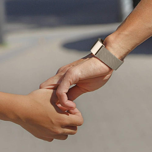 Meliya Metal Bands Compatible with Fitbit Charge 2, Stainless Steel Magnetic Lock Replacement Wristbands for Fitbit Charge 2 Women Men Small Large...