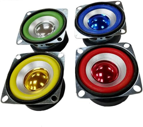 6PCS 4Ohm 5W Full Range Audio Speaker Bass Stereo Woofer Loudspeaker Compatible with Arduino (Blue)...