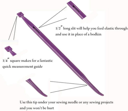 That Purple Thang Sewing Tools 5Pcs for Sewing Craft Projects Use Thread Rubber Band Tools by Windman...