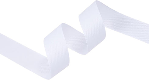 White Grosgrain Ribbon, 1 inches x Continuous 50 Yards,Use for Bows DIY Hair Accessories,Gift Wrapping,Craft and Sewing...