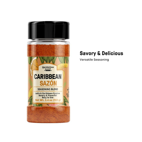 Unpretentious Caribbean Sazón, 5.4 oz, Flavorful & Savory, Latin & Caribbean Cuisine, Seasoning Blend...