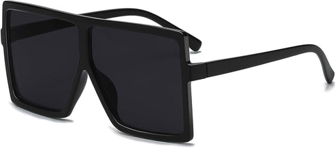 GRFISIA Square Oversized Sunglasses for Women Men Flat Top Fashion Shades...
