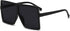 GRFISIA Square Oversized Sunglasses for Women Men Flat Top Fashion Shades...