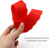 4 Pcs Mini Pie Crust Shields, Silicone Pie Pan Shield for Baking, Mini Pie Crust Protector 4 to 6 in (Red)...