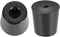 uxcell D33 x 27 x H33mm Black Color Rubber Feet Anti Vibration Isolator Absorber Base Foot Pads,2pcs...