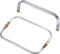 uxcell Metal Purse Frame 2Pcs, 10" Rectangle Lock Frame Kiss Lock Clasp Bag Frame Hardware Replacements for DIY Purse Handle Bag Making Sewing Cra...