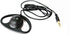 Single Side Earphone D Shape Earpiece Headset Listen Only 3.5mm Hook Earbud simultaneous interpretation Headphone (1 Pack)...