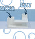 Aquarium Underground Tunnel | Fish & Shrimp Hideout for Aquariums | Unique Underground Viewing Tunnel | Made in USA (Corner Tunnel, White)...