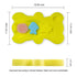 HALLO Soft Infant Bath Sponge Skid Proof Baby Bath Mat Newborn Odor Free (Yellow)...