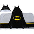 Batman Kids Soft Terry Cotton Bath / Beach / Pool Hooded Towel Wrap, 24 x 50", Black and Yellow...