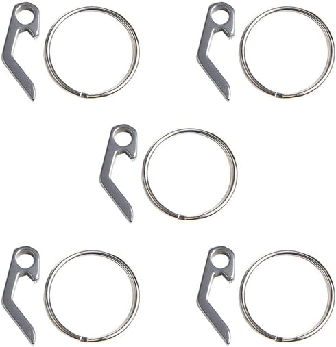 5Pcs EDC Mini Bottle Opener Keychain Tools Outdoor EDC Camping Equipment Pocket Lightweight Tools...