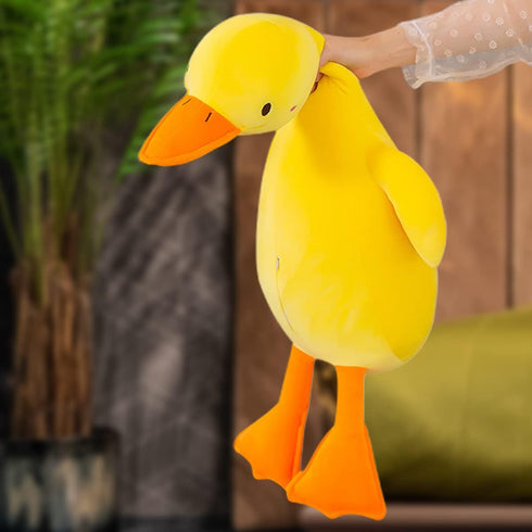 Duck Plush Pillow Stuffed Animal Toy, Cute Giant Goose Plush Duck Stuffed Animal,Super Soft Hugging Pillow for Kids Bedding (Yellow,25.5 in)…...