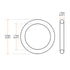 uxcell Fluorine Rubber O-Rings, 5.5mm OD 1.7mm ID 1.9mm Width FKM Seal Gasket for Machinery Plumbing, Green, Pack of 10...