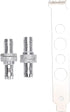Hose Connectors for Computer Water Cooling System, G1/4 Thread Fitting Direct Hose Connection Connector for Computer Water Cooler System Water Coo...