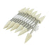 Luo ke 10mm Wool Felt Polishing Bits - 1/8'' Shank Conical Shape Wool Felt Buffing Polishing Points for Dremel Rotary Tool (Pack of 12)...