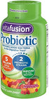 Vitafusion Probiotic Gummy Supplements, Raspberry, Peach and Mango Flavors, Probiotic Nutritional Supplements with 5 Billion CFUs, America’s Numbe...