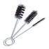 1197K77EA 715245 Nylon Tube Brush, Black Bristle, Smooth Tip, 2" Brush Length, 1/4" Diameter, 6" Length...