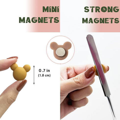 16pcs - Frosted Cute Magnets, Small Colorful Powerful Decorative Magnets, Office Magnets, Locker Magnets (16 Pcs-Mickey)......
