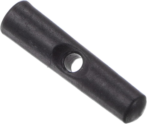 10pcs Umbrella Tail Beads 2mm Hole Dia 24mm Length PP Plastic Umbrella Bone Cover for Folding Umbrella Cover Parts, Black...