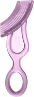 Brilliant Oral Care Baby’s First Toothbrush, Smooth Silicone Bristles Gently Clean Tender Teeth and Gums, for Ages 4+ Months, Pink, 1 Pack...