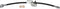Dorman H621459 Front Passenger Side Brake Hydraulic Hose Compatible with Select Ford Models...