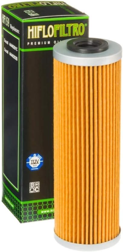 Hiflofiltro HF159 Premium Oil Filter, orange, medium, black...