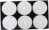 TableCraft C11663C White 16 Oz. Wide Squeeze Dispenser - 6 / PK...