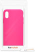 kwmobile Case Compatible with Apple iPhone Xs Case - TPU Silicone Phone Cover with Soft Finish - Neon Pink...