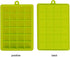 Ice Cube Tray, Silicone Square Ice Trays Easy Release Stackable Ice Cube Mold with Removable Lid, 24 Cavity (2 Pack, Green)...