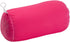 Microbead Bolster Tube Travel Pillow - Compact Neck Roll Pillow for Airplane, Car, or Home - Soft Lumbar Support Pillow - Pink...
