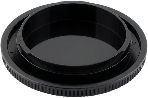 2 Pack Rear Lens Cap and Camera Body Cap Cover Kit for Canon EOS R50 R10 R8 R7 R6 R6 Mark II R5C R5 R3 RP R Ra RF Mount mirrorless Cameras...