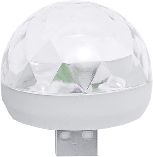 White Reading Lamp Colorful Sound Activated Ball USB Mini Disco Light Party KTV Neon Lamp Cool Desk Lamp?Lamps and Shades?Desk Lamps...