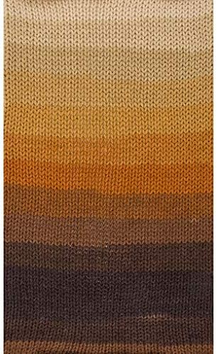 Bulk Buy: Red Heart Super Saver (2-Pack) (Latte Stripes, 5 oz Each Skein)...
