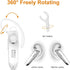6 Pack Replacement Ear Hook Universal Small Clamp Loop Clip for Other Bluetooth Headset (Clear)...