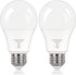 PARTPHONER A19 LED Light Bulbs, 60W Equivalent Efficient 9W LED Bulb, 3 Color Light Modes Light Bulbs, 900 Lumens, CRI 85+, 25000+ Hours Lifespan,...