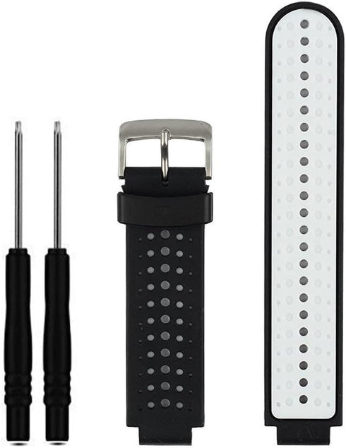 Soft Silicone Replacement Watch Band for Garmin Forerunner 230/235 / 220/620 / 630/735 Smart Watch...